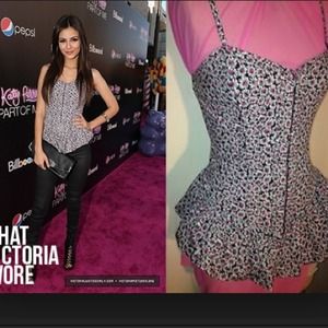 Rare Betsey Johnson floral bustier