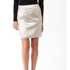 ❌SOLD❌Champagne/foil colored skirt