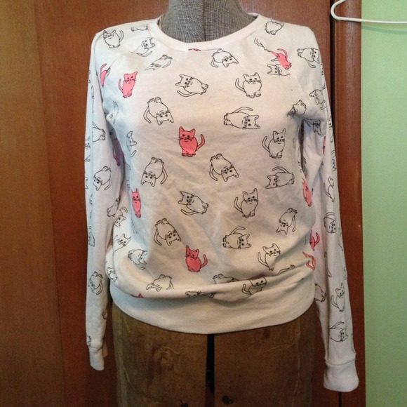 Kitty Crew Neck Sweater