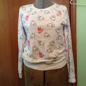 Kitty Crew Neck Sweater