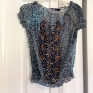 Peasant-styled, bohemian blouse