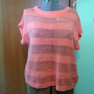 Coral Sweater Vest