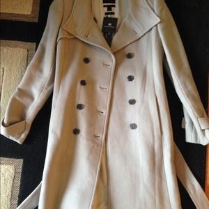 New Banana Republic Monogram 100% cashmere coat