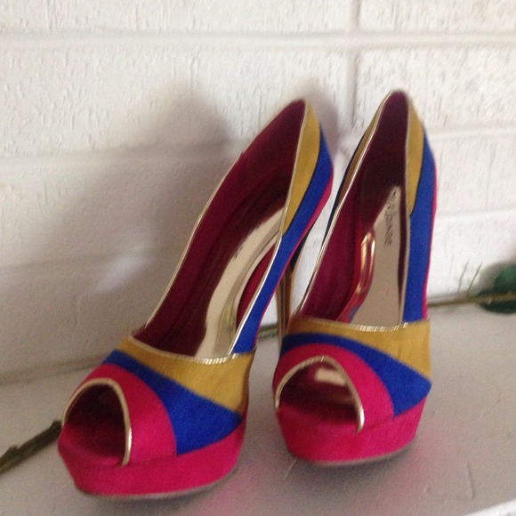 Multi Colored Platforms Sold on EBay