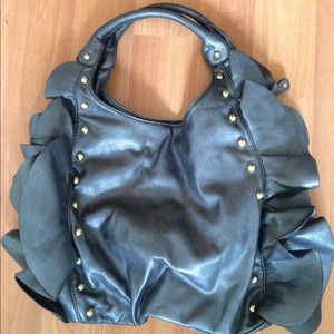 Brand new Steve Madden grey leather handbag