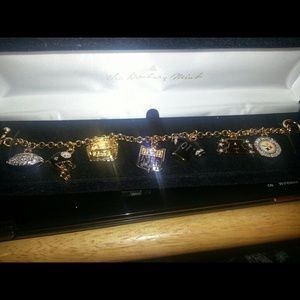 REDUCED 2X Pittsburgh Steelers Charm Bracelet