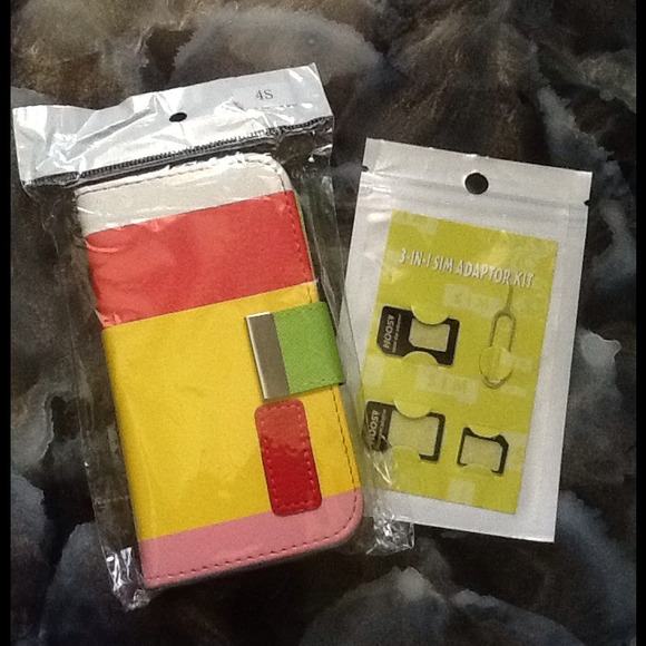 iPhone 4/4s wallet case...NWOT - Picture 1 of 3
