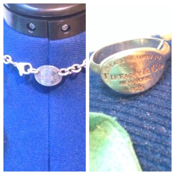 Return to tiffany bundle!! Necklace and ring.