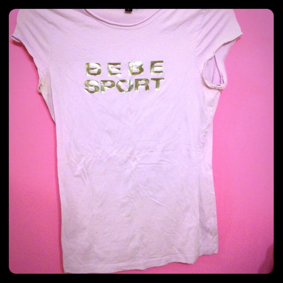 Light lavender BEBE SPORT top - Picture 1 of 2