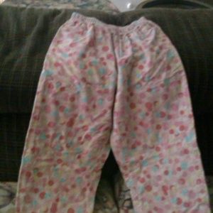 Polka dot pajama pants