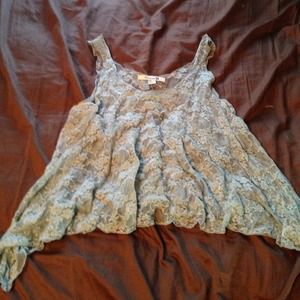 Forever 21 mint lace tank!! Size large!