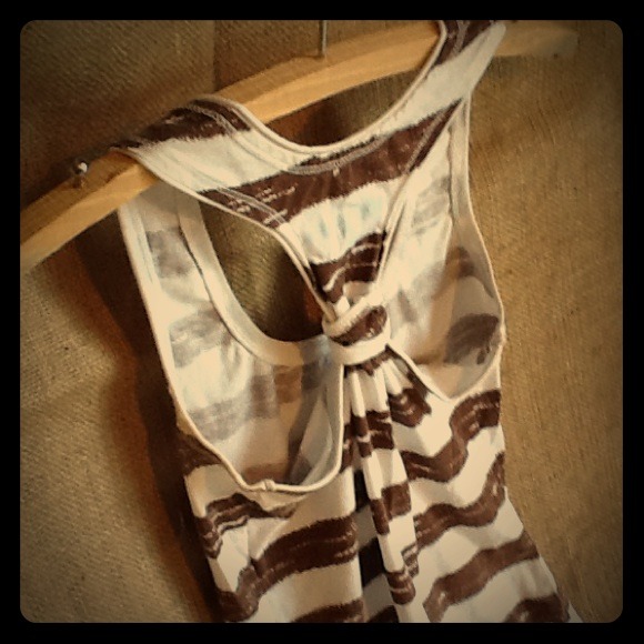 Striped knotted Summer Tank