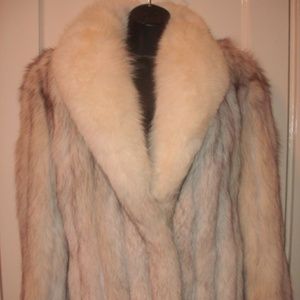 Scandinavian fur co. Fox fur coat size small