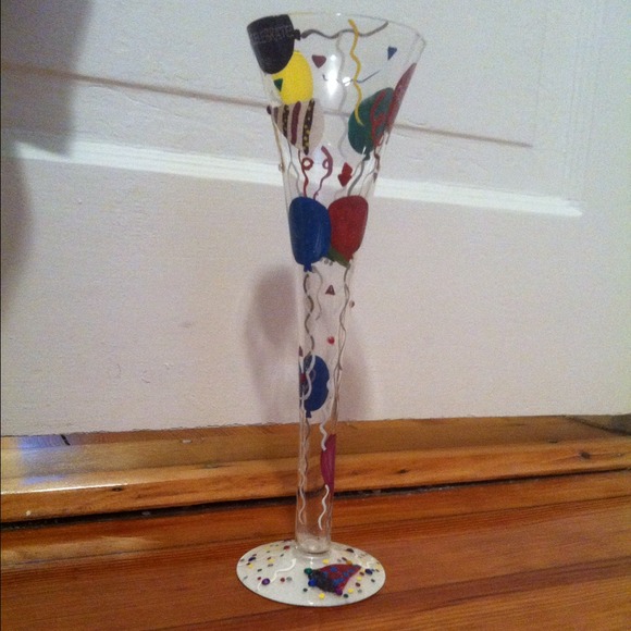 Lolita celebrate champagne glass