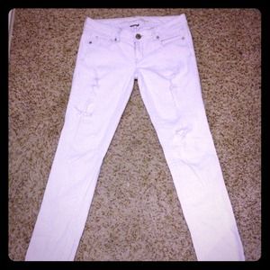 Distressed American Eagle Jeans