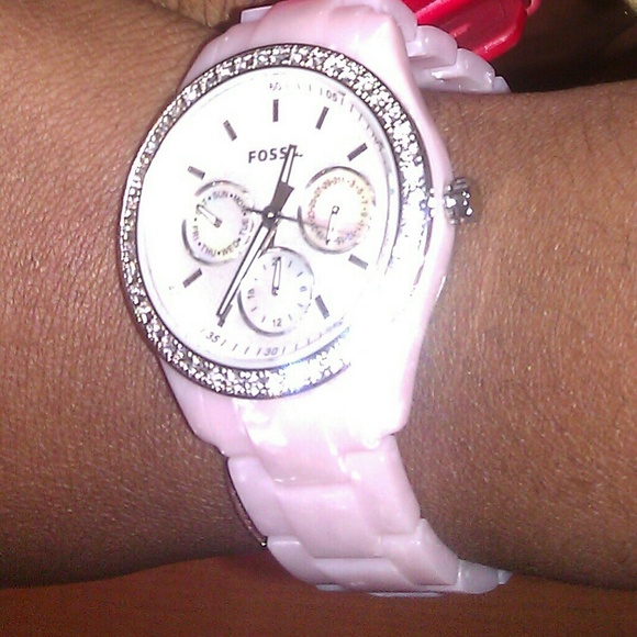 *REDUCED! Fossil Stella Multifunction Resin Watch