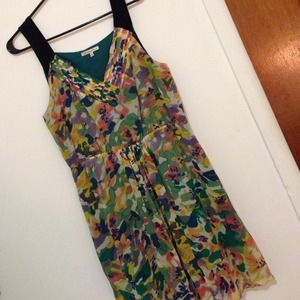 Broadway & Bloom by Madewell Floral Silk Dress
