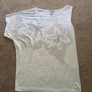 White one sleeve top