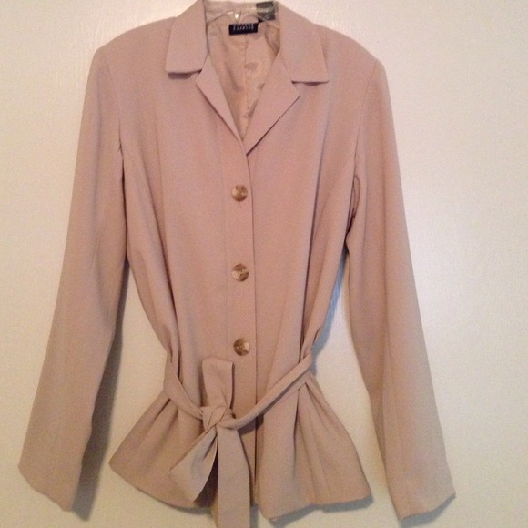 Hilliard and Hanson 2 Piece Tan Career Suit - Picture 1 of 4