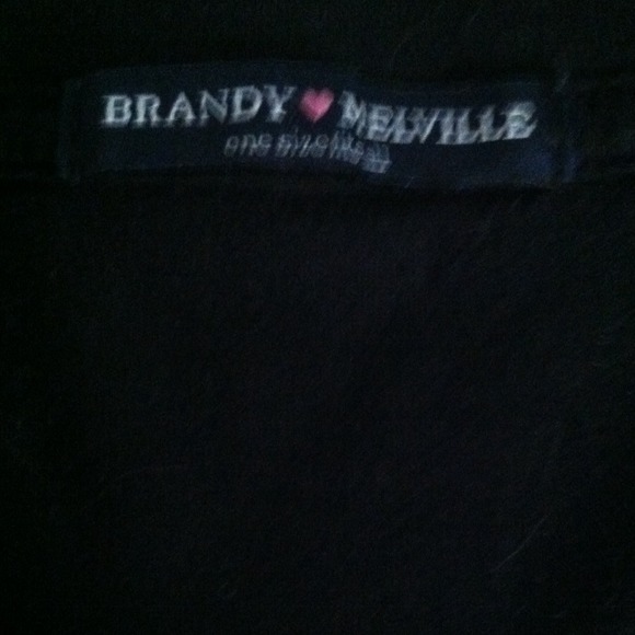 Brandy melville  black Los Angeles New York top! - Picture 3 of 3