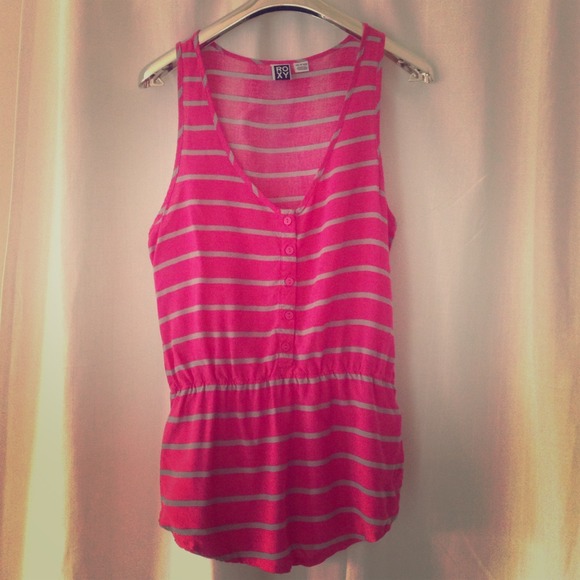 Roxy bright tank with buttons - Picture 1 of 3