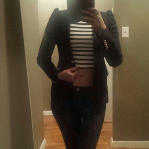 Navy blue blazer