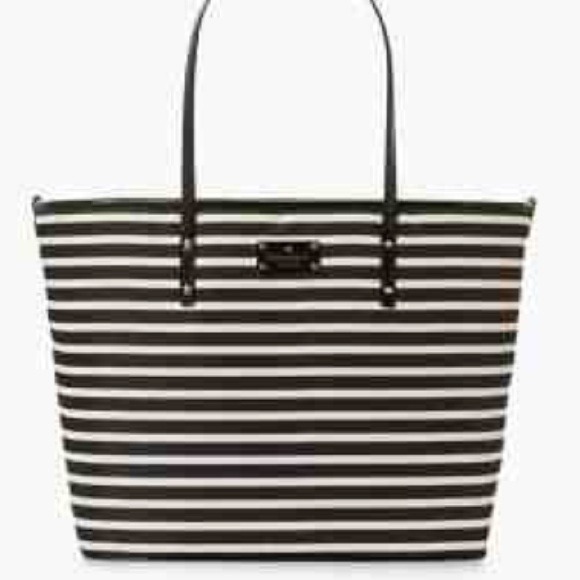 Kate Spade Striped tote