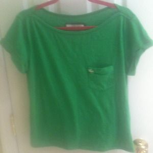 Abercrombie and Fitch green shirt