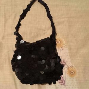 Cute black shoulder bag