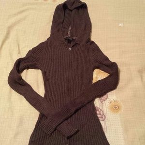 Brown express long sleeve sweater