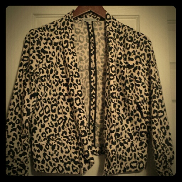 Leopard Blazer! *never worn!!