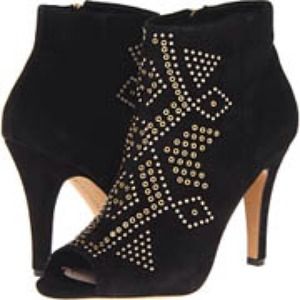 Vince Camuto peep-toe ankle booties
