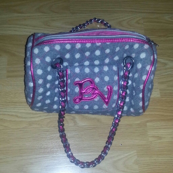 Besey Johnson polka dot purse