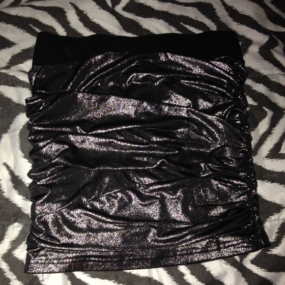 Metallic skirt