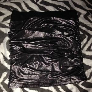 Metallic skirt