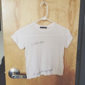 🐣SOLD🐣 Brandy Melville carolina crop top