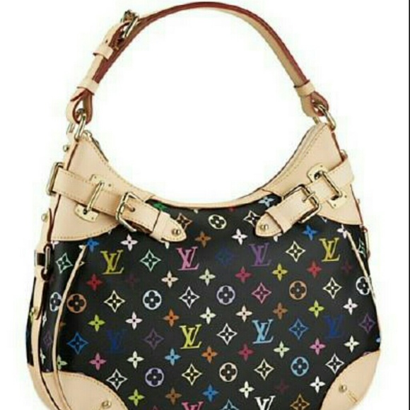 Authentic Louis Vuitton Greta Multicolore Black