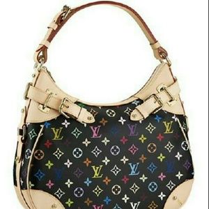 Authentic Louis Vuitton Greta Multicolore Black