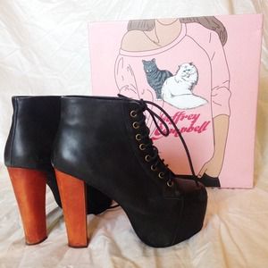 Jeffrey Campbell Black Litas 💀✨