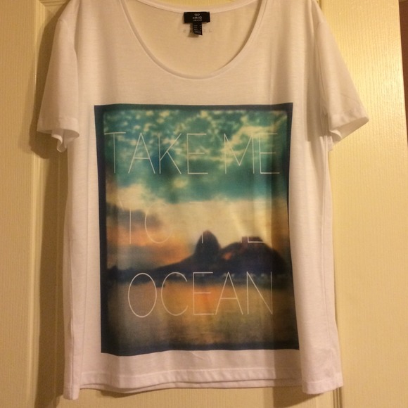 Mango 'take me to the ocean' t-shirt