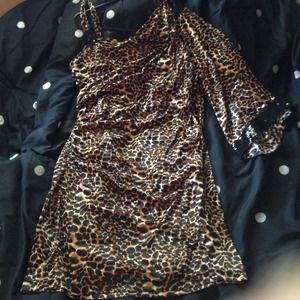 tiger print dress