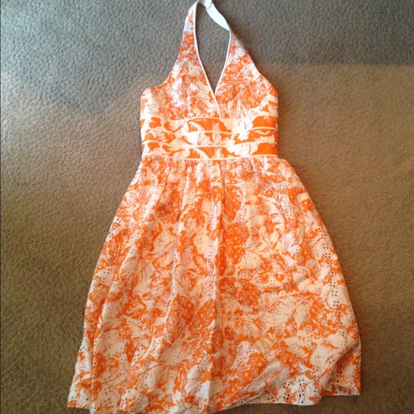 Bright dress, never ended up wearing