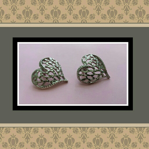 Silver Heart Earrings