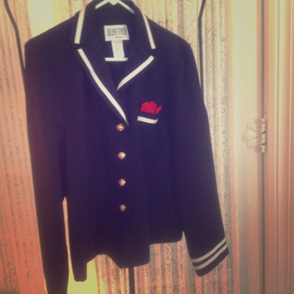 Navy nautical jacket