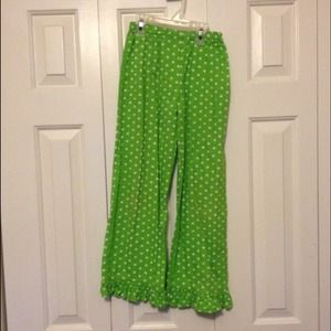 Youth girls ruffle pants