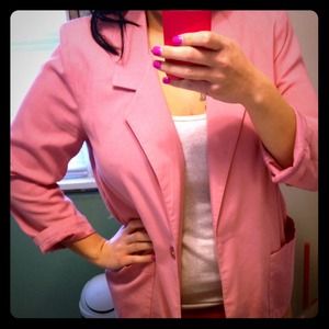 Pink blazer