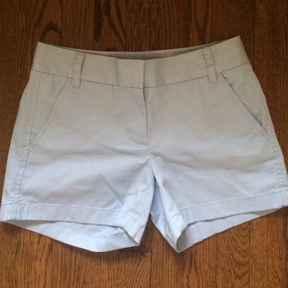 J.Crew light blue chino shorts