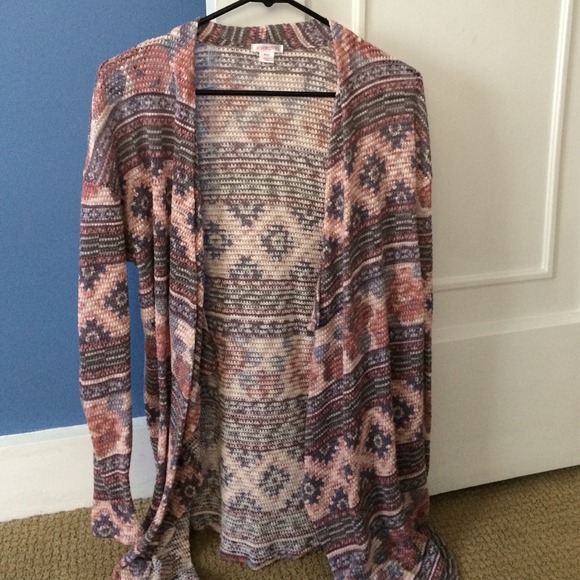 Navajo inspired shrug sweater