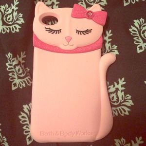 iPhone 4 & 4s pink cat case