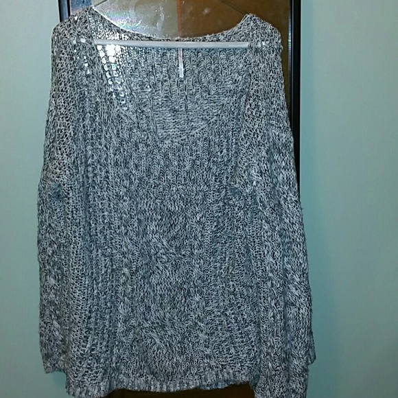 Free People oversized knit sweater